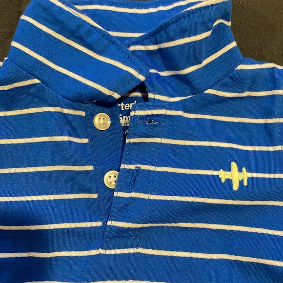Carters 6m button down and shorts - Picture 2 of 5